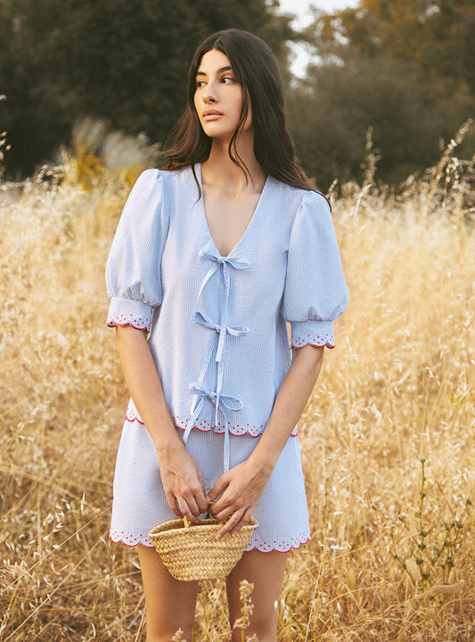 Amelie Blouse Blue