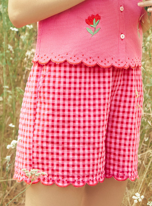 Emily Shorts Raspberry