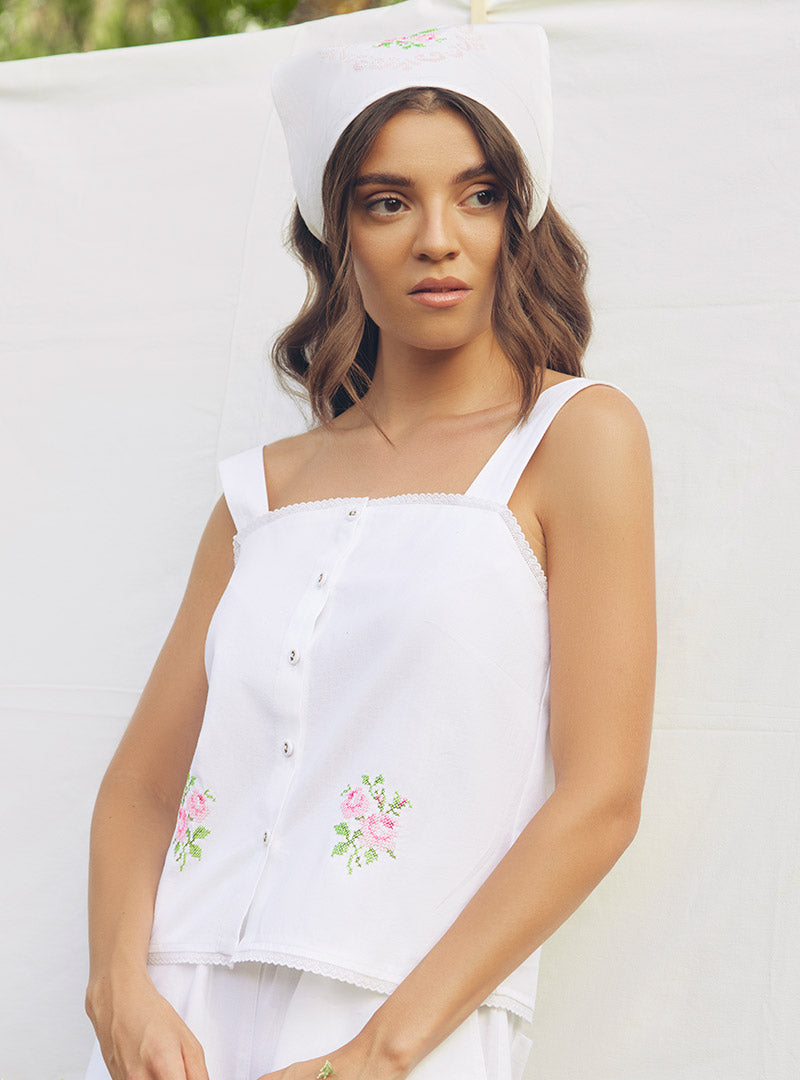 Juliet White Top